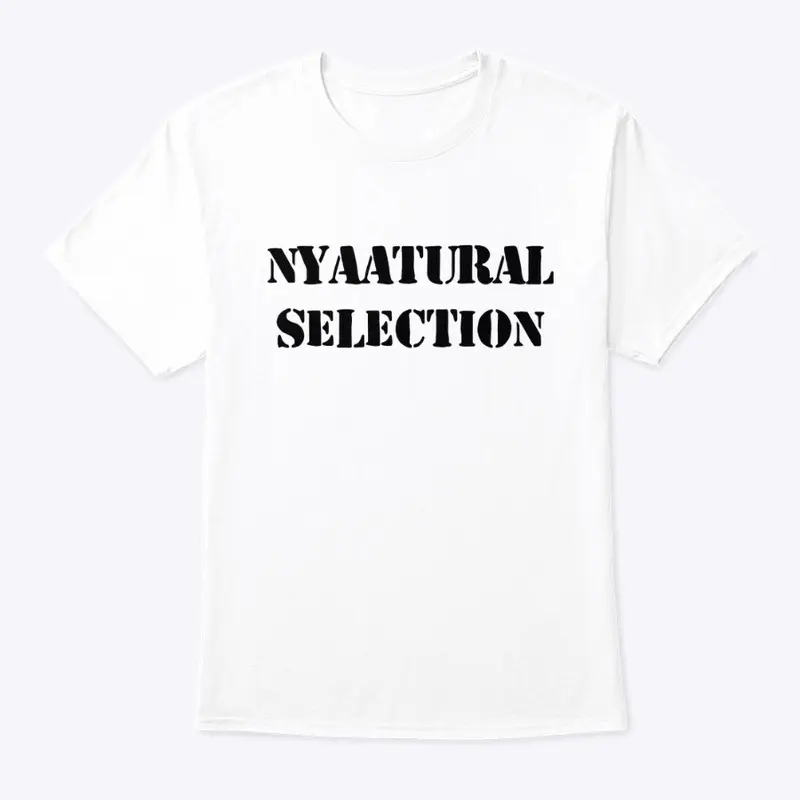 Nyaatural Selection Tee (black)